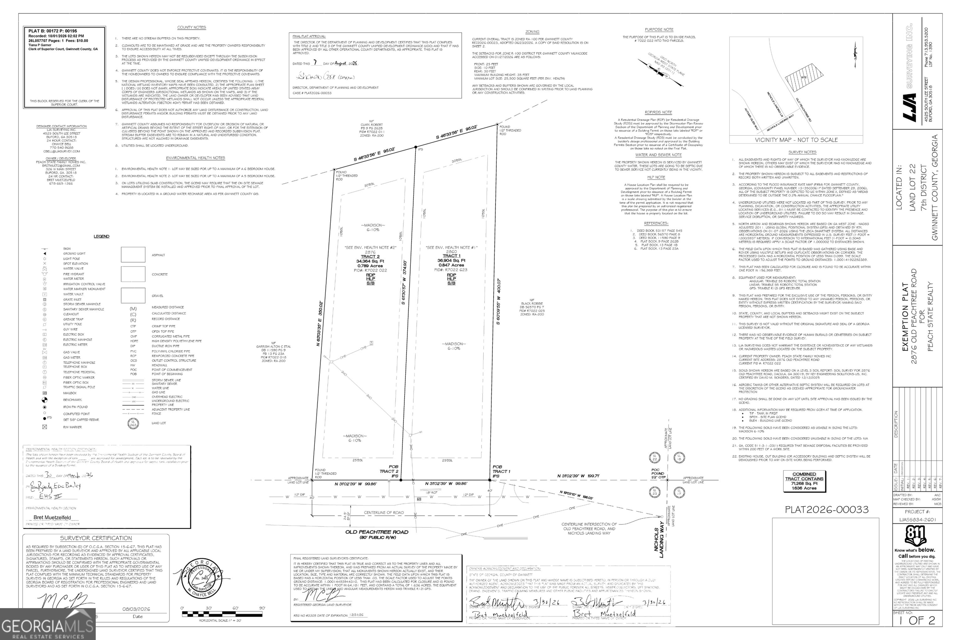 Photo 4 of Land for sale at 2876 Old Peachtree Lot 1, Dacula, GA 30019 | MLS# 10857603 | Listing updated on 2026-10-02