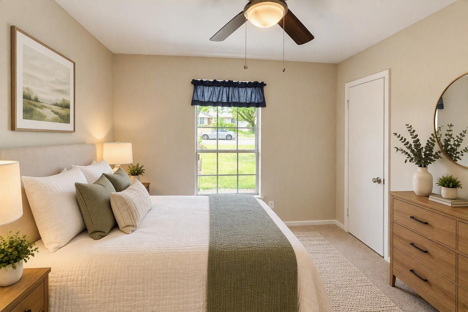 2nd bedroom virtually staged